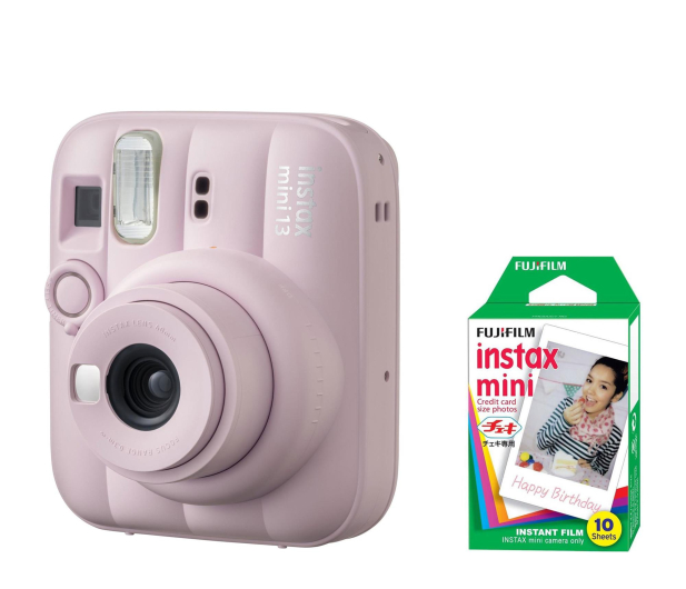 Fujifilm Instax Mini 13 różowy + wkłady (10 zdjęć) - 1568762 - zdjęcie